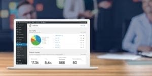 Site Kit website on a laptop