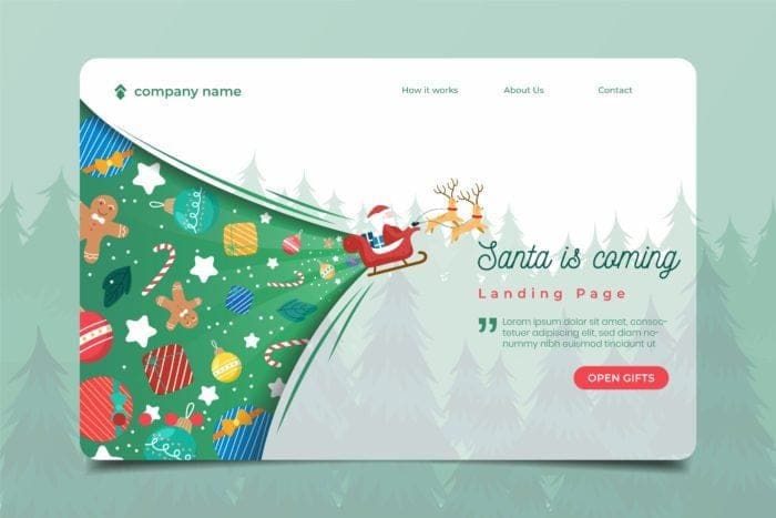 Christmas Gift card example