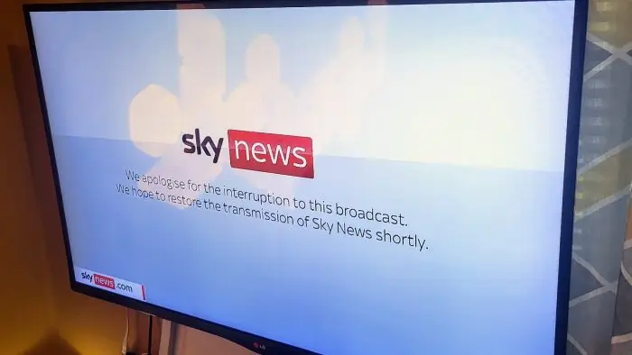 Close-up of a desktop screen showing a Microsoft error message