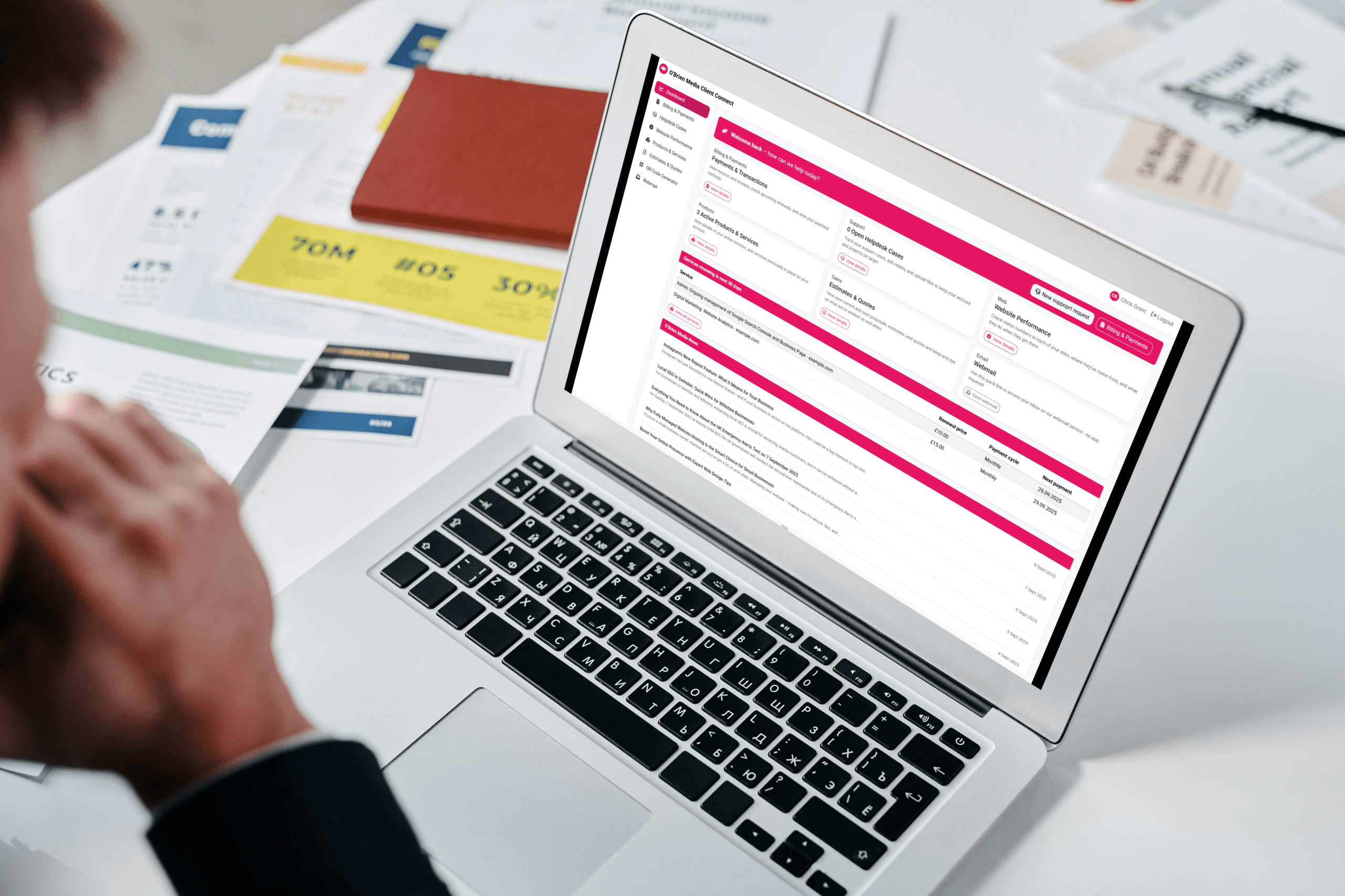 We are extremely proud of our Client Connect service, built in-house to give every O’Brien Media customer access to their account information!